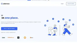 Adereso Helpdesk screenshot