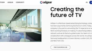 AdGear screenshot