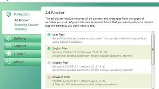 Adguard Web Filter screenshot