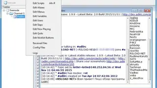 AdiIRC screenshot
