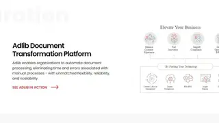Adlib Elevate platform screenshot