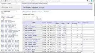 Adminer screenshot