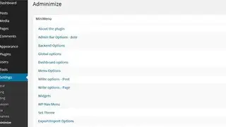 Adminimize screenshot