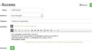 Administrate Training Management screenshot