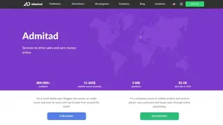 Admitad screenshot