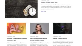 Admitad screenshot
