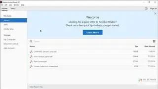 Adobe Acrobat Reader DC screenshot