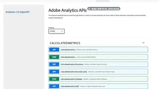 Adobe Analytics screenshot