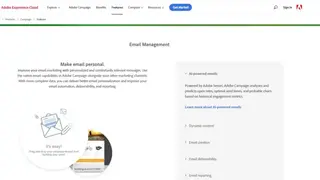 Adobe Campaign screenshot