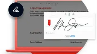 Adobe Cloud eSign screenshot