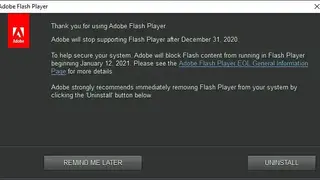 Adobe Flash Player screenshot
