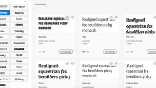 Adobe Fonts screenshot