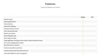 Adobe InCopy screenshot