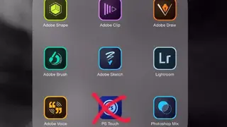 Adobe Photoshop Touch screenshot
