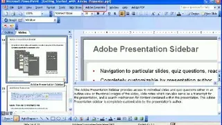 Adobe Presenter screenshot