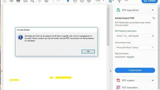 Adobe Reader DC screenshot