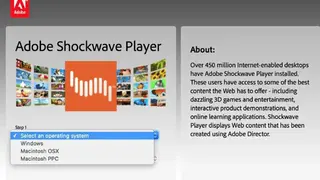 Adobe Shockwave Player screenshot