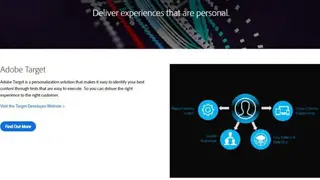 Adobe Target screenshot