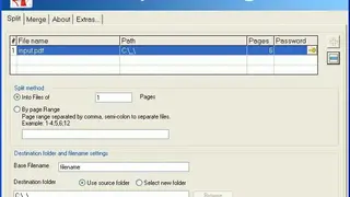 Adolix Split & Merge PDF screenshot