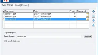Adolix Split & Merge PDF screenshot