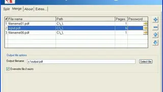 Adolix Split & Merge PDF screenshot