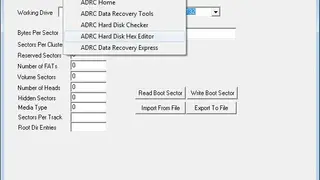 ADRC Data Recovery Express screenshot