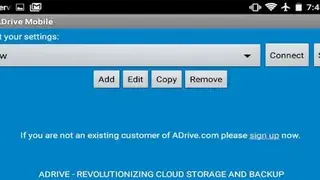 Adrive screenshot