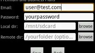 Adrive screenshot