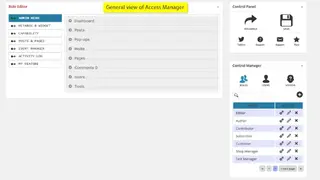 Advanced Access Manager screenshot
