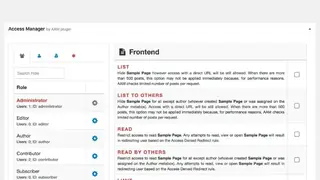 Advanced Access Manager screenshot