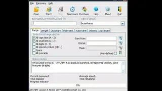 Advanced Archive Password Recovery screenshot