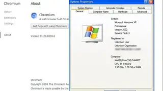 Advanced Chrome screenshot