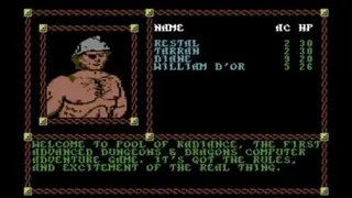 Advanced Dungeons & Dragons: Pool of Radiance screenshot