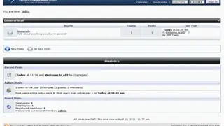 Advanced Electron Forums screenshot