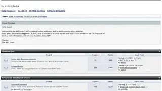 Advanced Electron Forums screenshot