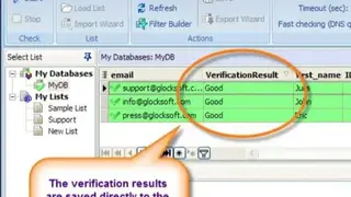 Advanced Email Verifier screenshot