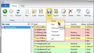 Advanced Email Verifier screenshot