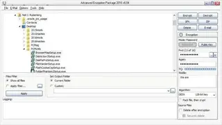 Advanced Encryption Package screenshot