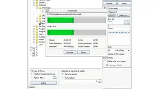 Advanced Encryption Package screenshot