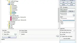 Advanced Encryption Package screenshot