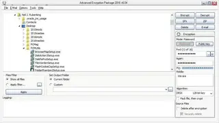 Advanced Encryption Package screenshot