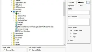 Advanced Encryption Package screenshot