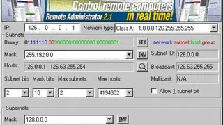 Advanced IP Address Calculator screenshot