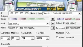 Advanced IP Address Calculator screenshot