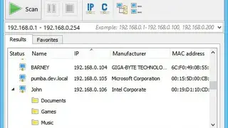 Advanced IP Scanner screenshot
