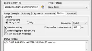 Advanced PDF Password Recovery screenshot