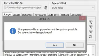 Advanced PDF Password Recovery screenshot