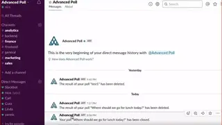 Advanced Poll screenshot
