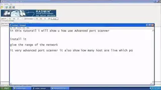 Advanced Port Scanner screenshot