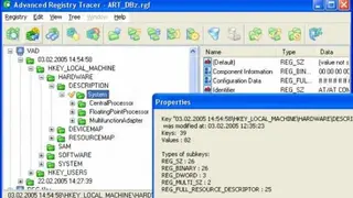 Advanced Registry Tracer screenshot